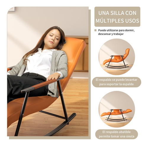 Silla Mecedora Sillones Impermeablerespaldo Alto