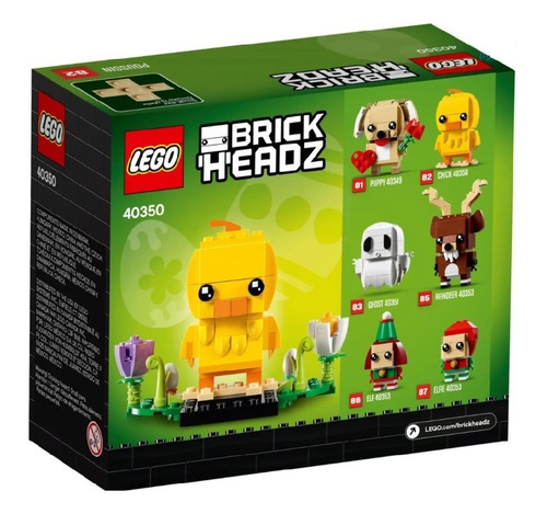 Lego Brick Headz Pollito De Pascua Set 40350