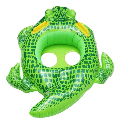 Salvavidas Inflable Andadera Bebé Cocodrilo +6 Pañal Acuátic