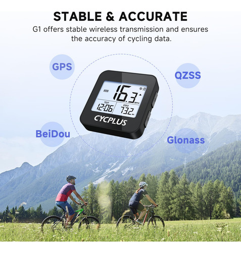 Computadora De Bicicleta Gps Inalámbrica Con Velocímetro