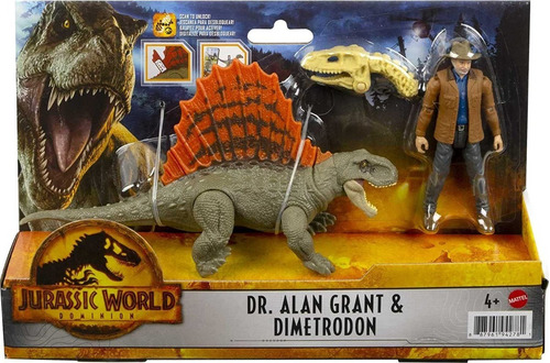 Jurassic World Dominion Dr. Alan Grant & Dimetrodon