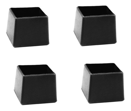 Ponteira Protetora Pé De Cadeira Mesa Banqueta 5x5cm - 4 Pç