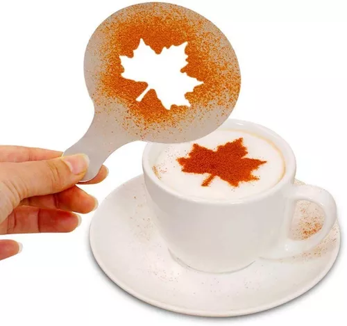 12 peças do molde latte café cappuccino ferramenta de decoração de