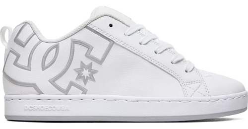 Zapatillas Dc Court Graffik Ss White Gray