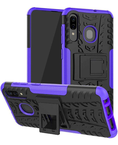 Funda Para Galaxy A20/ A30 Tough Rugged Purple