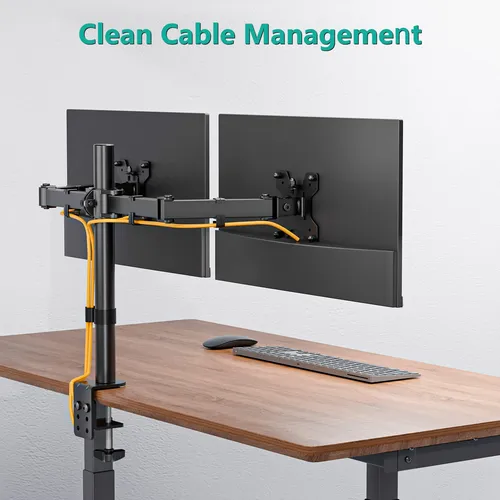 Soporte De Escritorio Para Dos Monitores Wali M002 Para 2 Mo