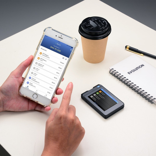 Crypto Wallet -secux W20 - Bitcoin -trc20 -bep20 Bluetooth