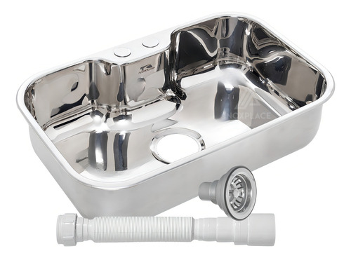 Tecnocuba Undermount Gourmet Prime 56x35cm aço inox 304