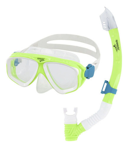 Equipo De Snorkel Visor De Buceo Verde Para Niños - Speedo