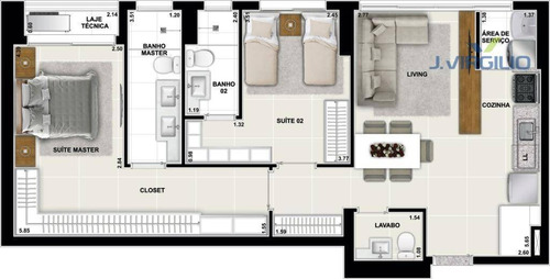 Imagem 30 de 30 de Apartamento Com 3 Quartos À Venda, 120 M² Por R$ 659.668 - Setor Marista - Goiânia/go - Ap0742