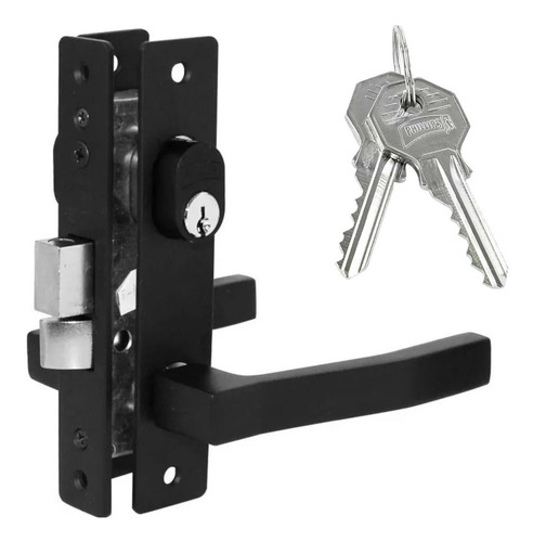 Cerradura Embutir Puerta Negro 550 Phillips