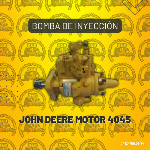 Bomba De Inyección John Deere Motor 4045