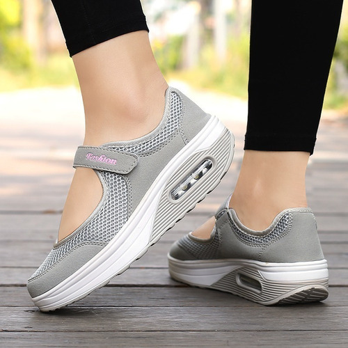 Zapatillas Ligeras De Malla Con Cámara De Aire For Mujer