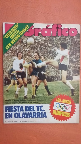 El Grafico 2964 27/7/1976 River Vs Boca Tc En Olavarria