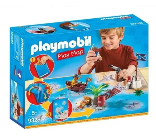 Playmobil 9328 Play Map Piratas Y Tesoro Bunny Toys