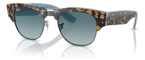 Óculos De Sol - Ray-ban - Mega Clubmaster - Rb0316s 13163m Cor da armação Havana Cor da haste Havana Cor da lente Azul Desenho Quadrado