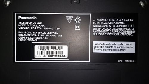 Lcd 32 Panasonic Viera
