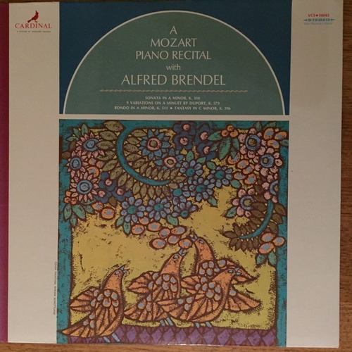 Mozart  Alfred Brendel Sonata  K310-fantasía K396  Lp Vinilo