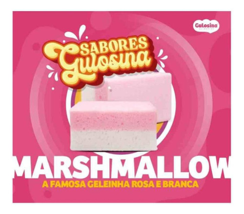 Doce Marshmallow Tipo Mocotó Gulosina Fardo C/ 50un 1kg