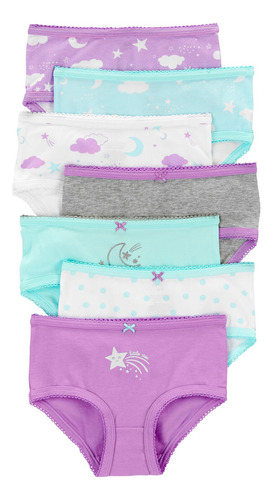 Pantys Cucos Para Niñas, Carters Set X7 Unidades 4 A 8 Años.