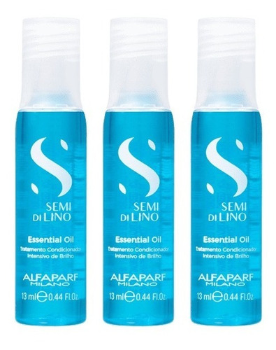 Alfaparf Semi Di Lino Sublime Essential Oil Azul Amp 3x 13ml