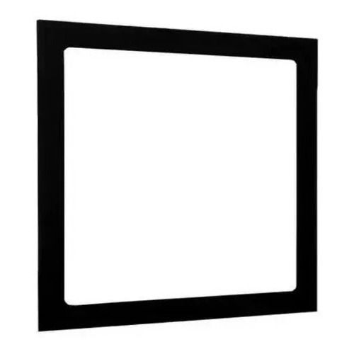 Painel Plafon Luminária Led De Embutir Quadrado 24w - Preto