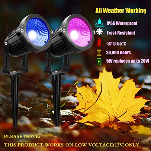 Luces Led De Paisaje Ahsellus De Bajo Voltaje Que Cambian De
