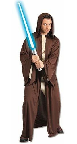 Traje De Rubie Star Wars Jedi Con Capucha Adulto Bata, Brown