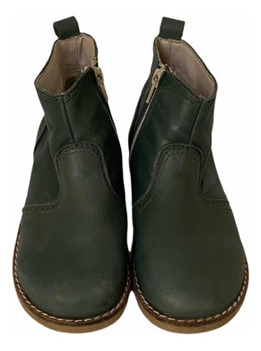 Botas De Nena Verdes Talle 34 - Cortas