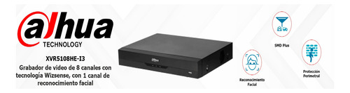 Dvr Pentahibrido 8 Canales Bnc 5mp Wizsense Audio Coaxitron