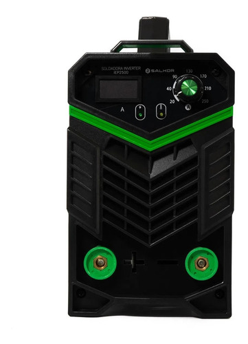 Soldadora Inverter Mma 250 Amp Igbt Salkor Iep2500 Color Verde claro Frecuencia 50