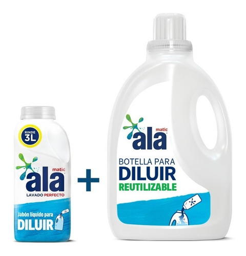 Jabón Líquido Ala Para Diluir 3 L Promo Pack