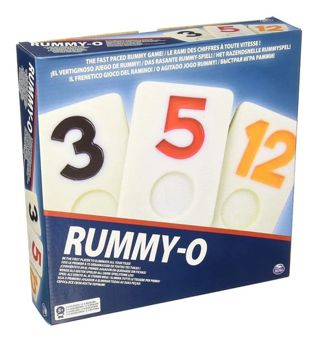 Spin Master Juego De Mesa Rummy O Básico 2 A 4 Jugadores