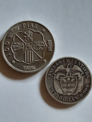 Imagen 1 de 10 de Excelentes Monedas De Plata Y Bronce Antiguas Para Colección