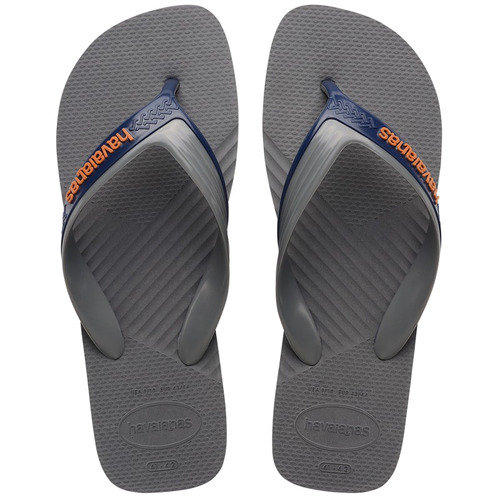 Ojotas Havaianas Dual Color Gris Acero Para Hombre