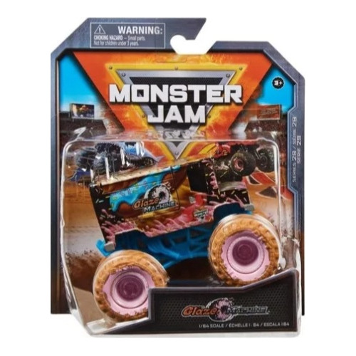 Monster Jam Glaze Machine Escala 1:64 Spin Master 
