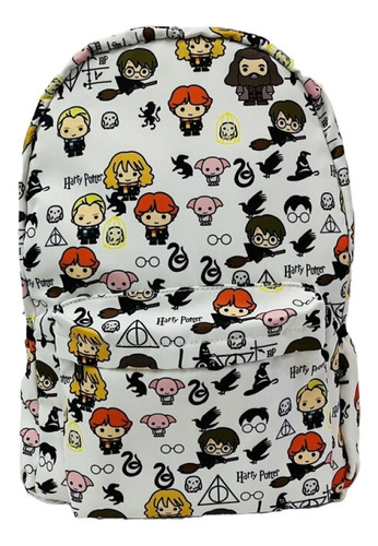 Mochila Harry Potter Icons Chibi Hogwarts Escolares