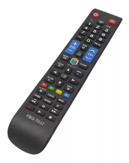 Controle Remoto Compatível Smartv Samsung Lcd Botão Futebol