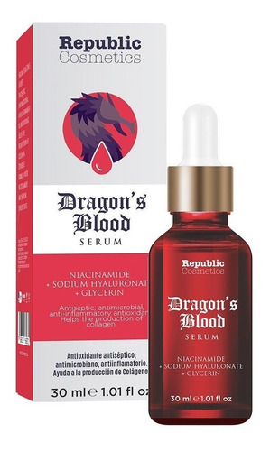 Serum Dragons Blood Antioxidante Antiseptico Facial 15ml