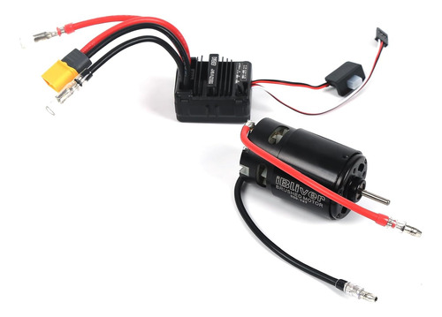 Motor Rc Cepillado 550 12t Con Esc Cepillado Resistente Al A