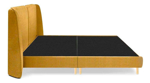 Cama Queen Size Trenton Amarillo Këssa Muebles