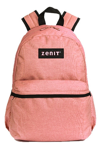 Mochila Escolar Sunset Colores Jaspeados Zenit Color Rosa