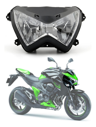 Conjunto De Faros Transparentes For Kawasaki Z800 2