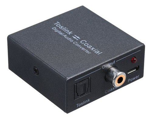 Conmutador De Audio Digital Óptico Spdif De 2 Vías Y