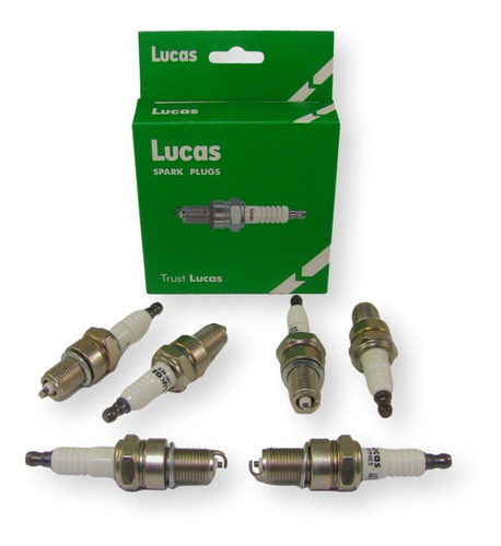 Imagen 4 de 5 de Kit Cables+bujias Lucas Chevrolet 400 C10 Chevy 6c