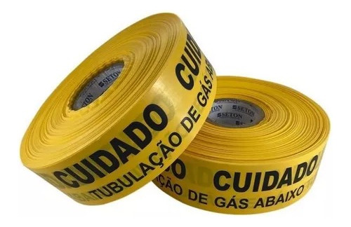 Fita Subterrânea Tubulação De Gás Abaixo 7,6 Cm (300 Metros)