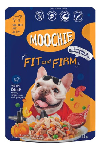 Moochie Sachet Fit And Firm Perro 85gr 12 Und 