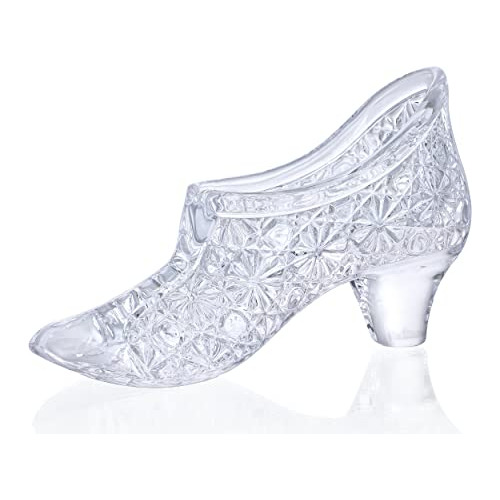 Cristal Claro Cinderella Zapato Figurine Decoración, Wn62n