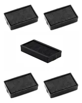 Comprar Kit 5 Refil Almofada Preto Carimbos Automáticos - 14x38mm