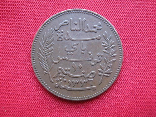 Túnez 10 Centimes 1917